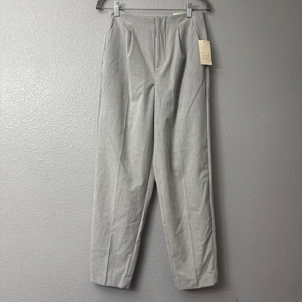 A New Day Women's Signature Crepe Essential Trouser High Rise Straight Leg